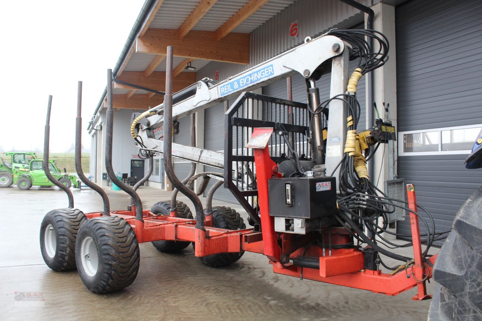 Rückewagen & Rückeanhänger des Typs Reil & Eichinger Rückewagen RE10 mit Kran RE6700, Gebrauchtmaschine in Eberschwang (Bild 1)