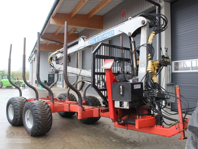Rückewagen & Rückeanhänger del tipo Reil & Eichinger Rückewagen RE10 mit Kran RE6700, Gebrauchtmaschine en Eberschwang (Imagen 1)