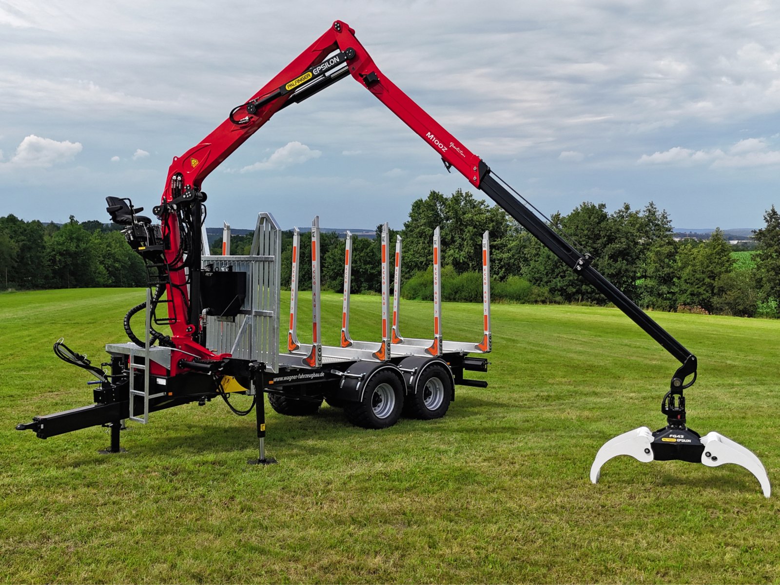 Rückewagen & Rückeanhänger typu Reil & Eichinger TANDEM-KURZHOLZANHÄNGER WTR 21/M100Z82, Neumaschine v Nittenau (Obrázek 2)