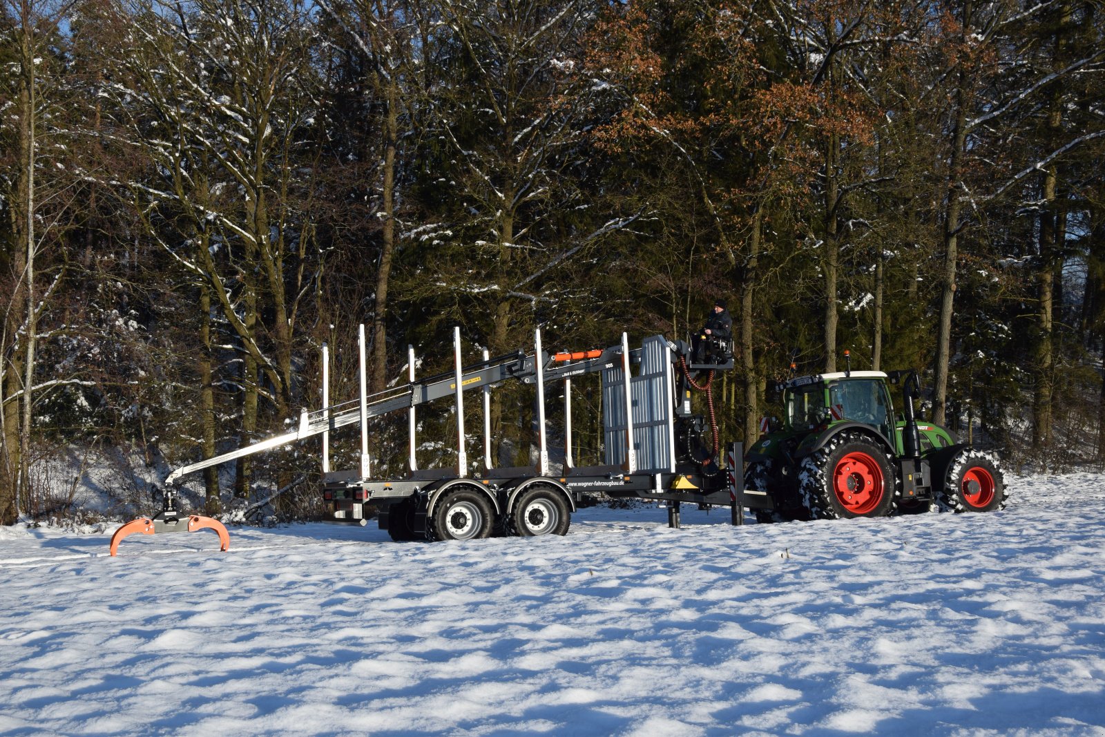 Rückewagen & Rückeanhänger des Typs Reil & Eichinger Tandem Kurzholzanhänger WTR 21/905, Neumaschine in Nittenau (Bild 18)