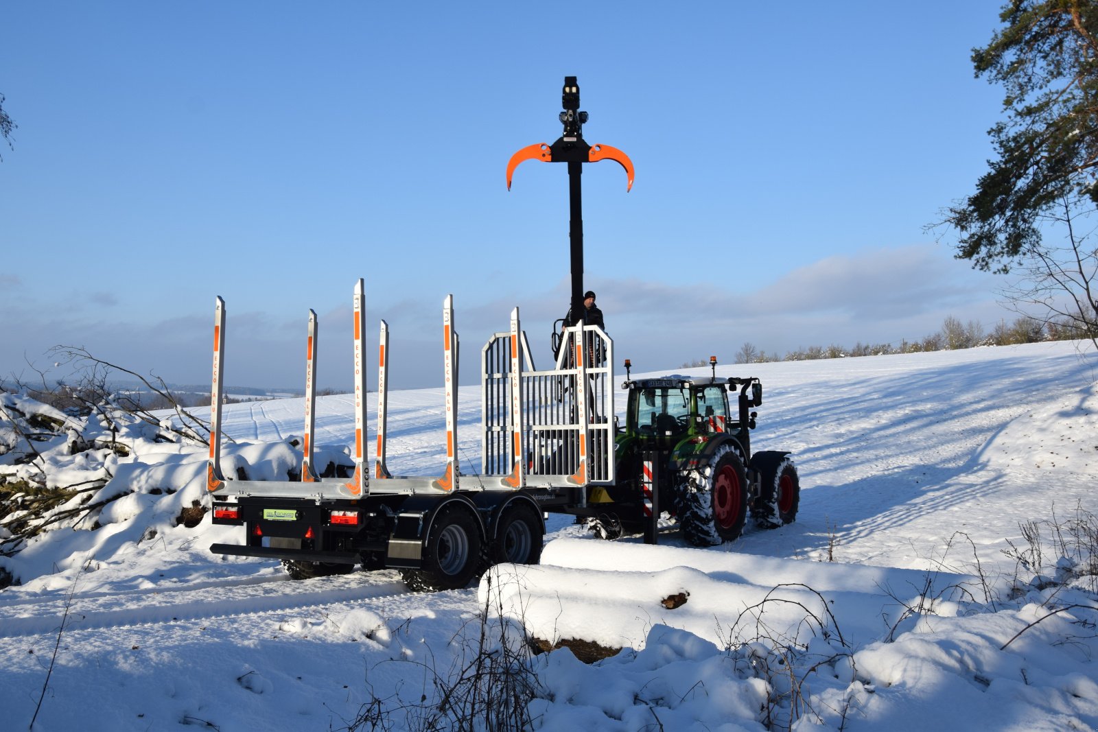 Rückewagen & Rückeanhänger des Typs Reil & Eichinger Tandem Kurzholzanhänger WTR 21/905, Neumaschine in Nittenau (Bild 24)