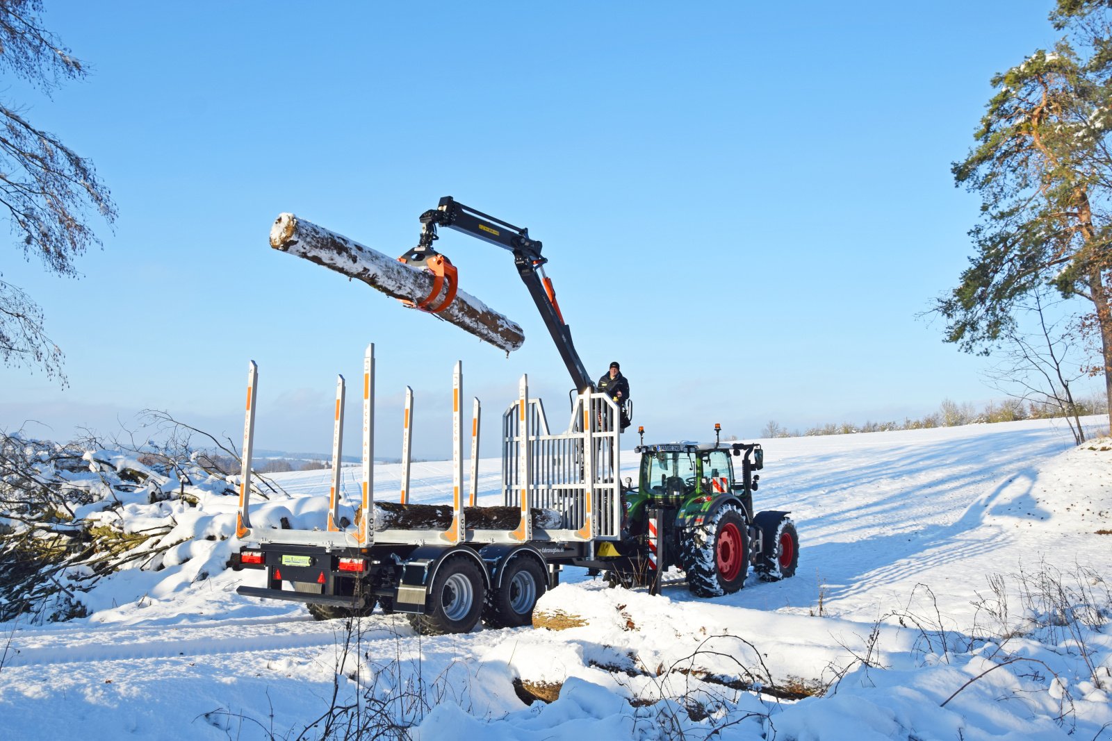 Rückewagen & Rückeanhänger a típus Reil & Eichinger Tandem Kurzholzanhänger WTR 21/905, Neumaschine ekkor: Nittenau (Kép 26)