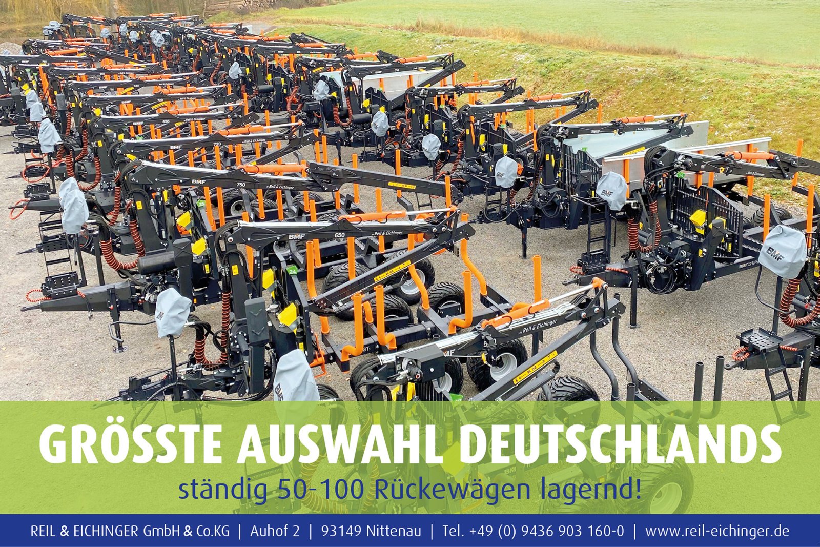 Rückewagen & Rückeanhänger типа Reil & Eichinger Tandem Kurzholzanhänger WTR 21/905, Neumaschine в Nittenau (Фотография 27)