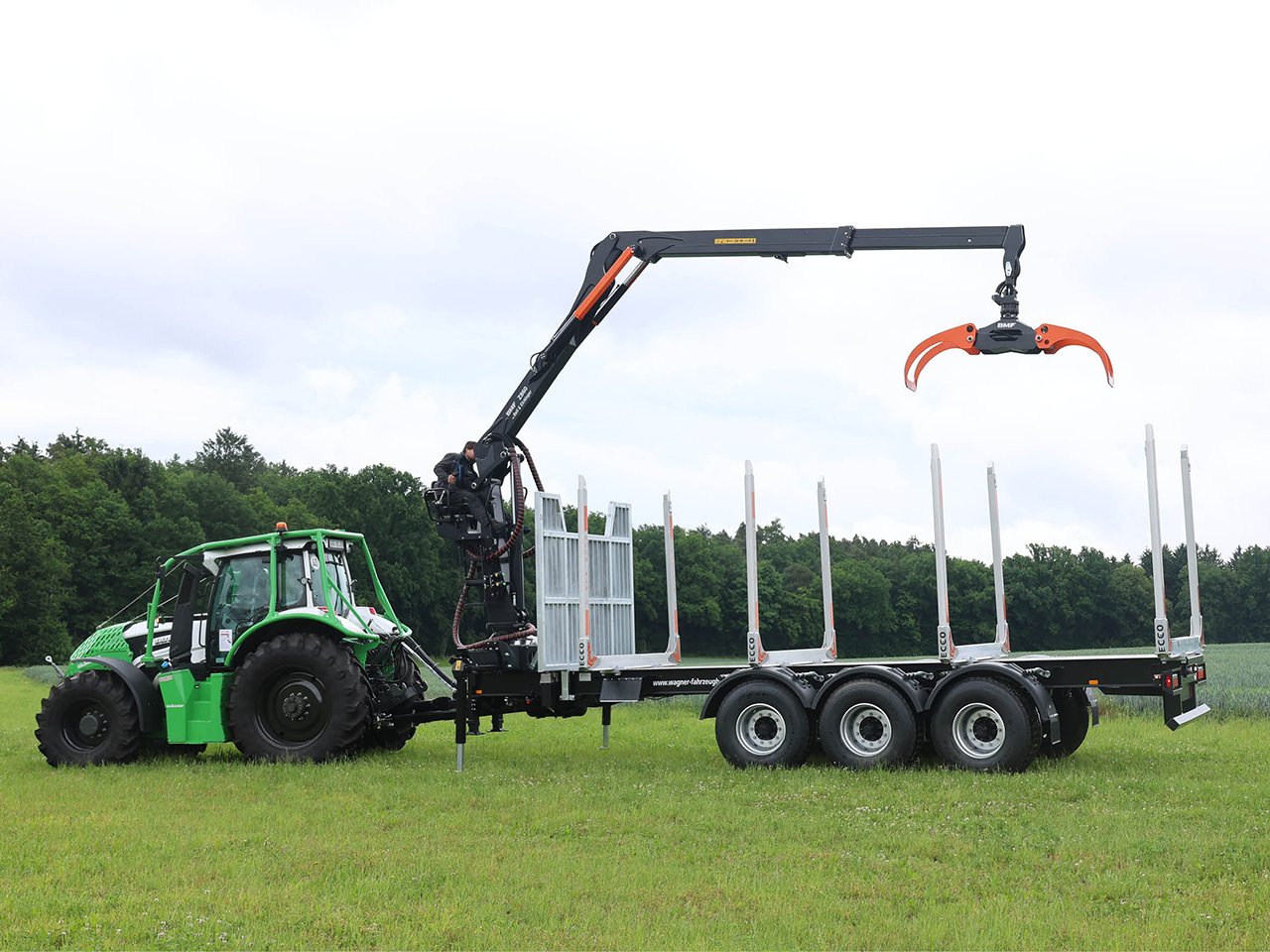 Rückewagen & Rückeanhänger tipa Reil & Eichinger TRIDEM-KURZHOLZANHÄNGER WTR 31T860Z, Neumaschine u Nittenau (Slika 2)