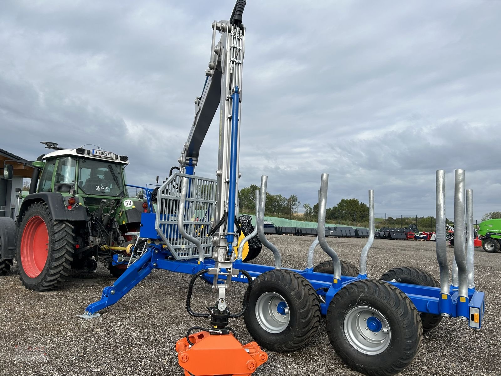 Rückewagen & Rückeanhänger a típus Scandic Rückewagen ST-10D - 8,3m Kran - Abverkaufspreis, Neumaschine ekkor: Eberschwang (Kép 15)