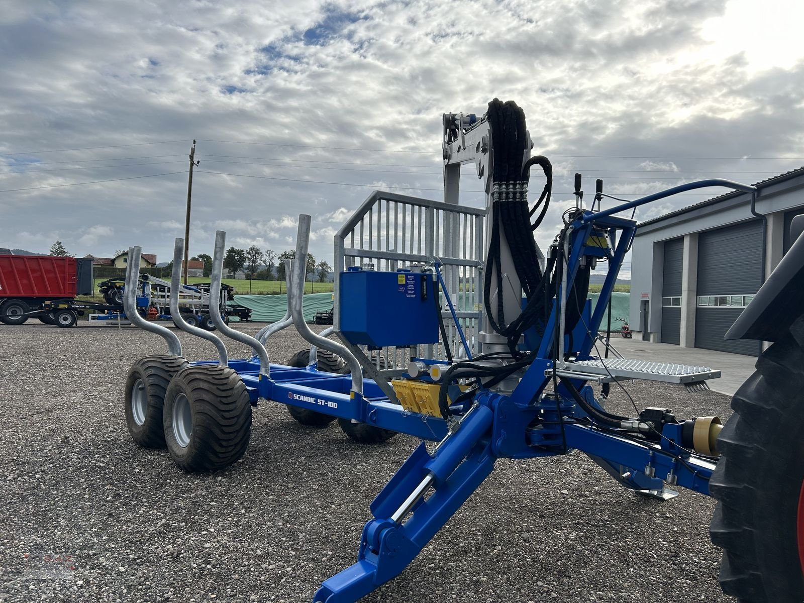 Rückewagen & Rückeanhänger a típus Scandic Rückewagen ST-10D - 8,3m Kran - Abverkaufspreis, Neumaschine ekkor: Eberschwang (Kép 7)