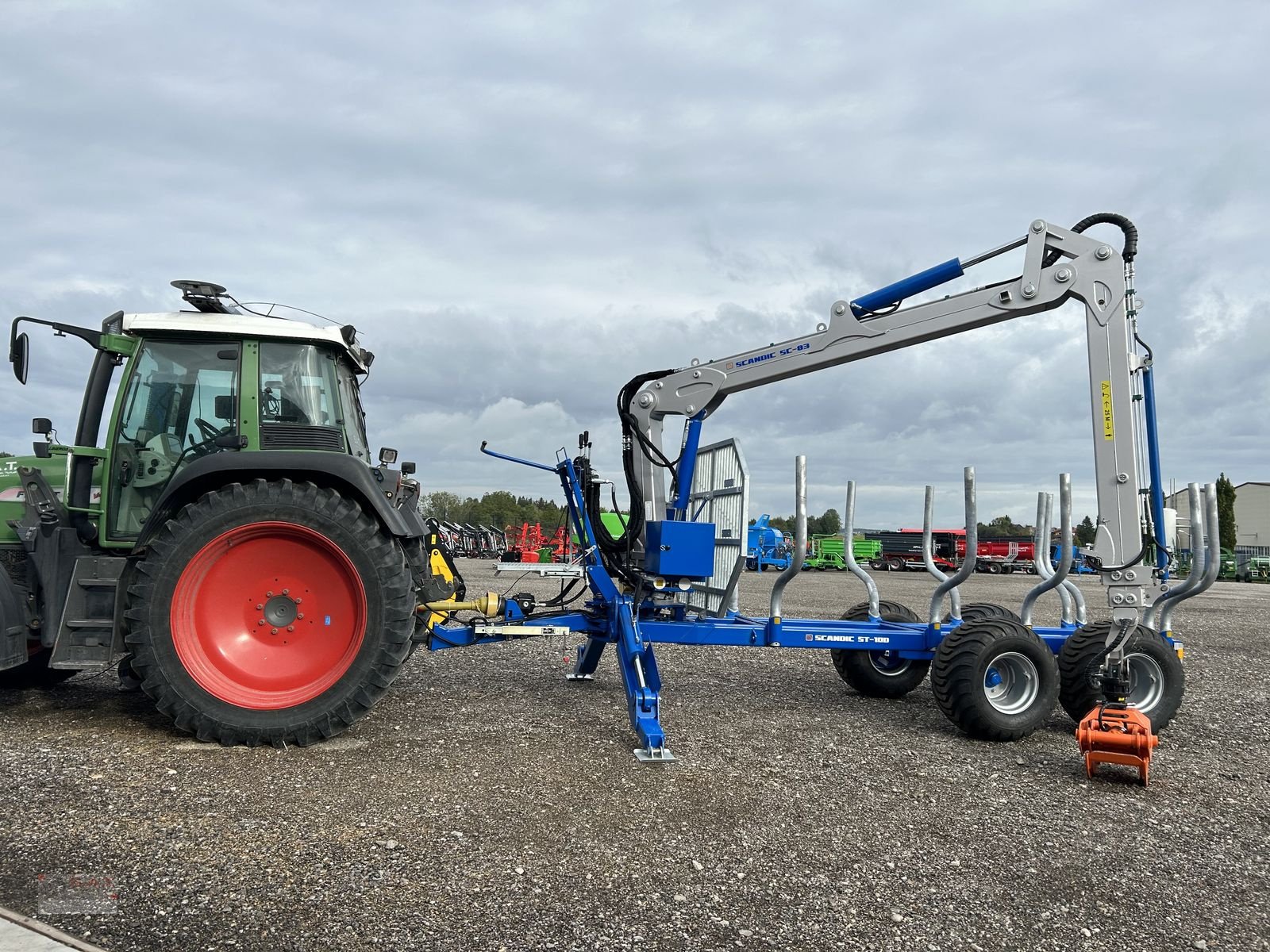 Rückewagen & Rückeanhänger a típus Scandic Rückewagen ST-10D - 8,3m Kran - Abverkaufspreis, Neumaschine ekkor: Eberschwang (Kép 1)