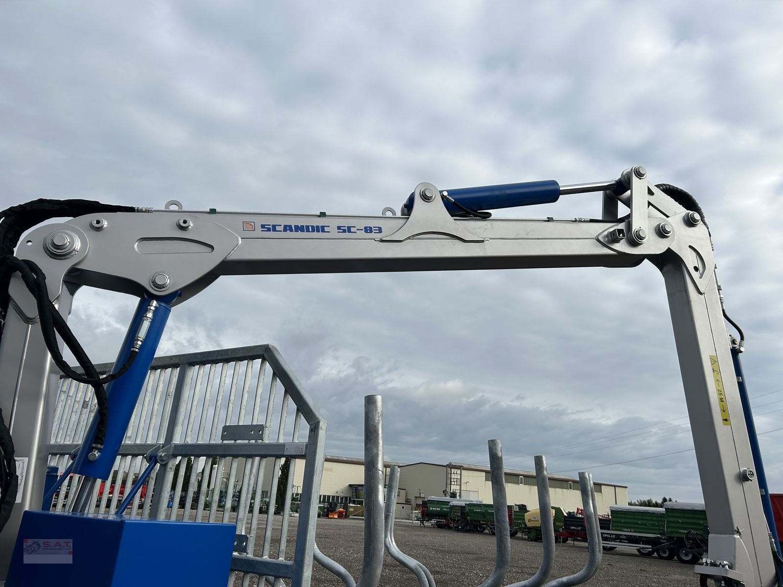 Rückewagen & Rückeanhänger a típus Scandic Rückewagen ST-10D - 8,3m Kran - Abverkaufspreis, Neumaschine ekkor: Eberschwang (Kép 12)