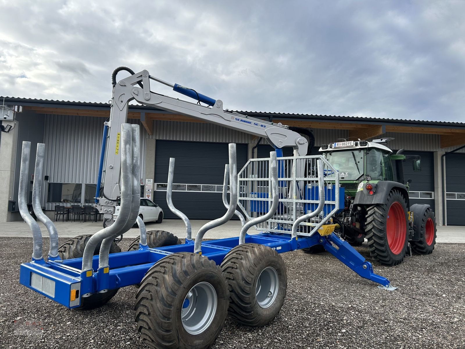 Rückewagen & Rückeanhänger a típus Scandic Rückewagen ST-10D - 8,3m Kran - Abverkaufspreis, Neumaschine ekkor: Eberschwang (Kép 16)