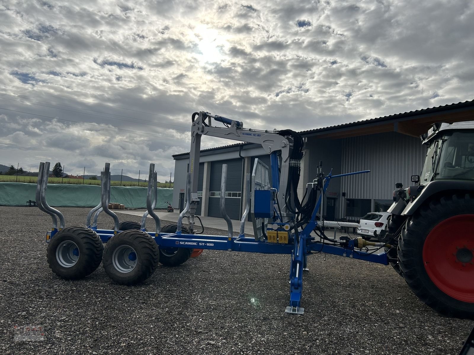 Rückewagen & Rückeanhänger a típus Scandic Rückewagen ST-10D - 8,3m Kran - Abverkaufspreis, Neumaschine ekkor: Eberschwang (Kép 17)