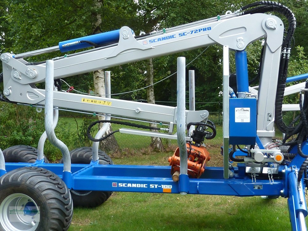 Rückewagen & Rückeanhänger a típus Scandic ST 10D/72PRO Kran, Neumaschine ekkor: Neuenkirchen (Kép 3)