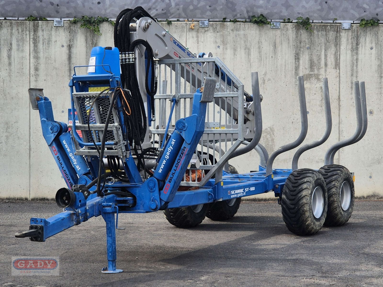 Rückewagen & Rückeanhänger typu Scandic ST-10D FORSTANHÄNGER-RÜCKEWAGEN, Gebrauchtmaschine v Lebring (Obrázek 1)