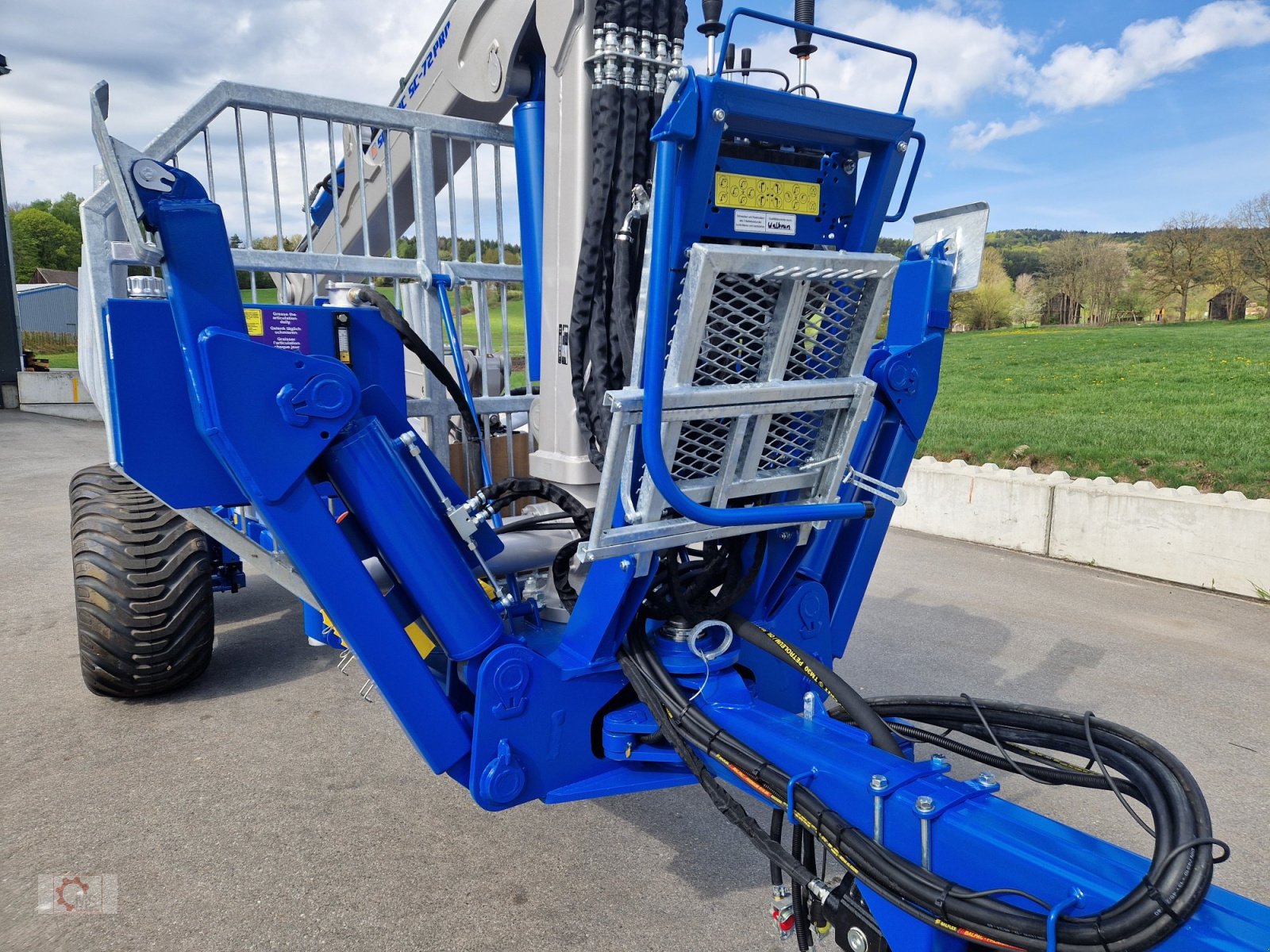 Rückewagen & Rückeanhänger typu Scandic ST-10D Rückewagen 13t 7,9m Kran 850kg Hubkraft Druckluft, Neumaschine v Tiefenbach (Obrázek 9)