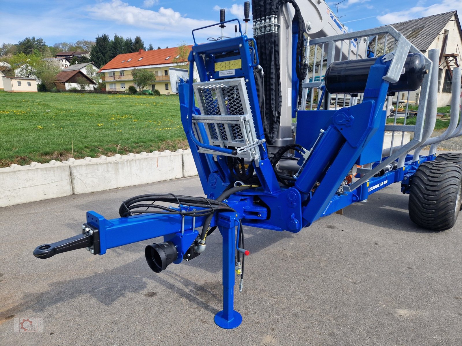 Rückewagen & Rückeanhänger typu Scandic ST-10D Rückewagen 13t 7,9m Kran 850kg Hubkraft Druckluft, Neumaschine v Tiefenbach (Obrázek 13)