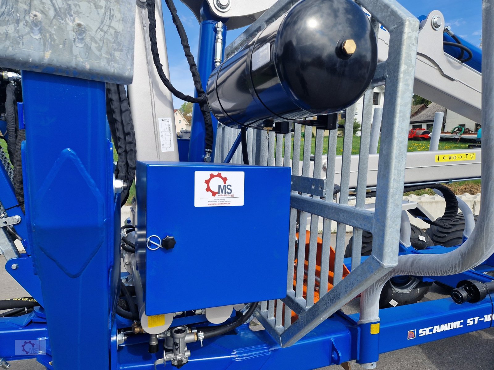 Rückewagen & Rückeanhänger typu Scandic ST-10D Rückewagen 13t 7,9m Kran 850kg Hubkraft Druckluft, Neumaschine v Tiefenbach (Obrázek 14)