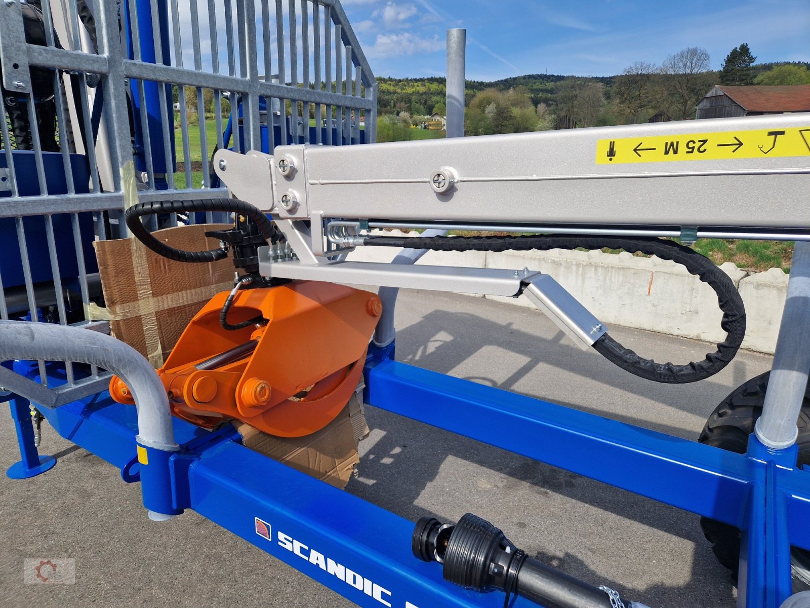 Rückewagen & Rückeanhänger typu Scandic ST-10D Rückewagen 13t 7,9m Kran 850kg Hubkraft Druckluft, Neumaschine v Tiefenbach (Obrázek 16)