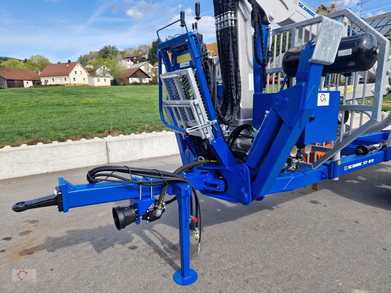 Rückewagen & Rückeanhänger typu Scandic ST-10D Rückewagen 13t 7,9m Kran 850kg Hubkraft Druckluft, Neumaschine v Tiefenbach (Obrázek 20)