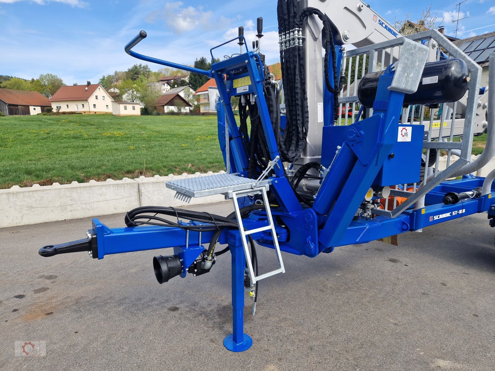 Rückewagen & Rückeanhänger typu Scandic ST-10D Rückewagen 13t 7,9m Kran 850kg Hubkraft Druckluft, Neumaschine v Tiefenbach (Obrázek 21)