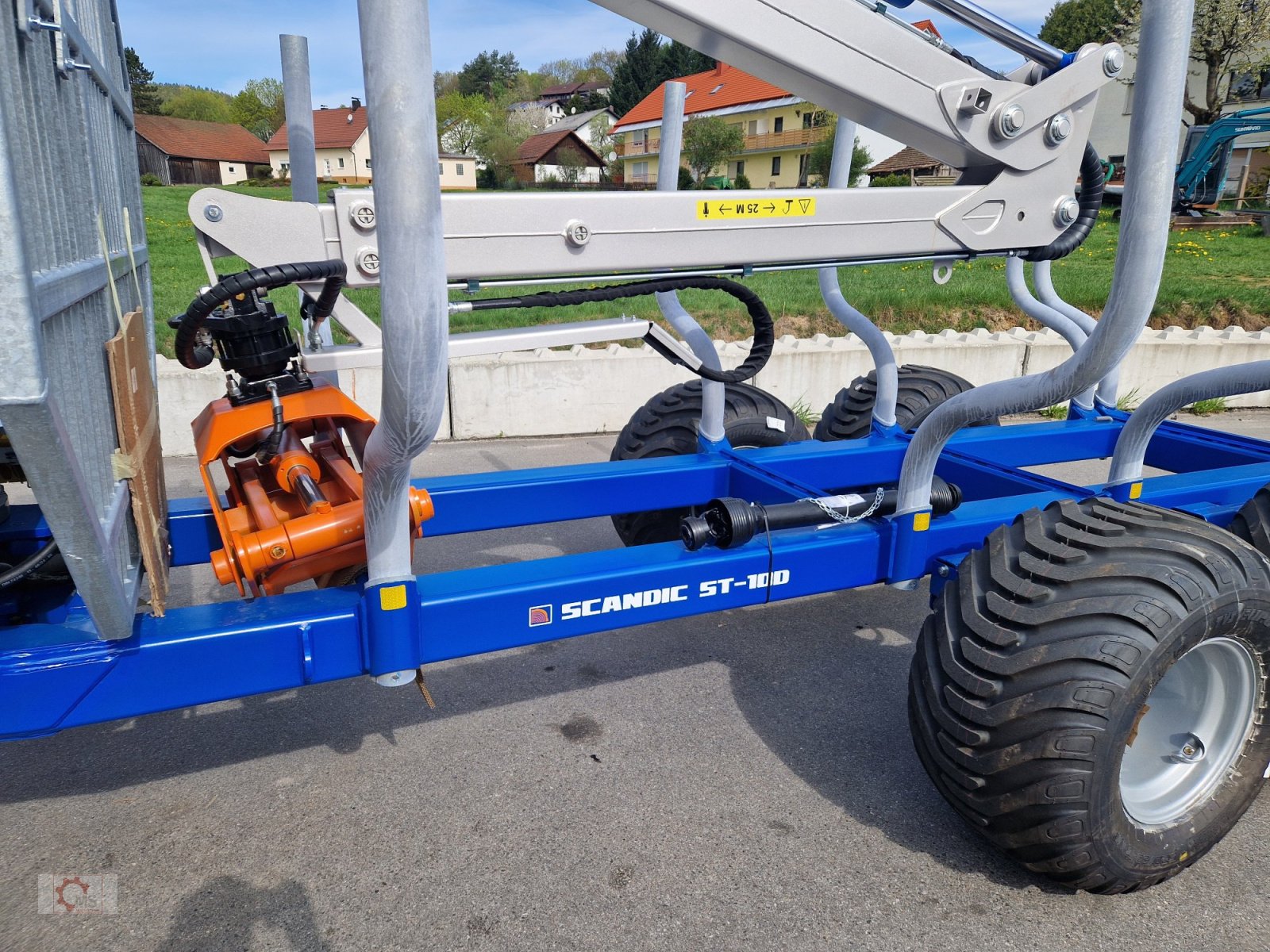 Rückewagen & Rückeanhänger typu Scandic ST-10D Rückewagen 13t 7,9m Kran 850kg Hubkraft Druckluft, Neumaschine v Tiefenbach (Obrázek 23)