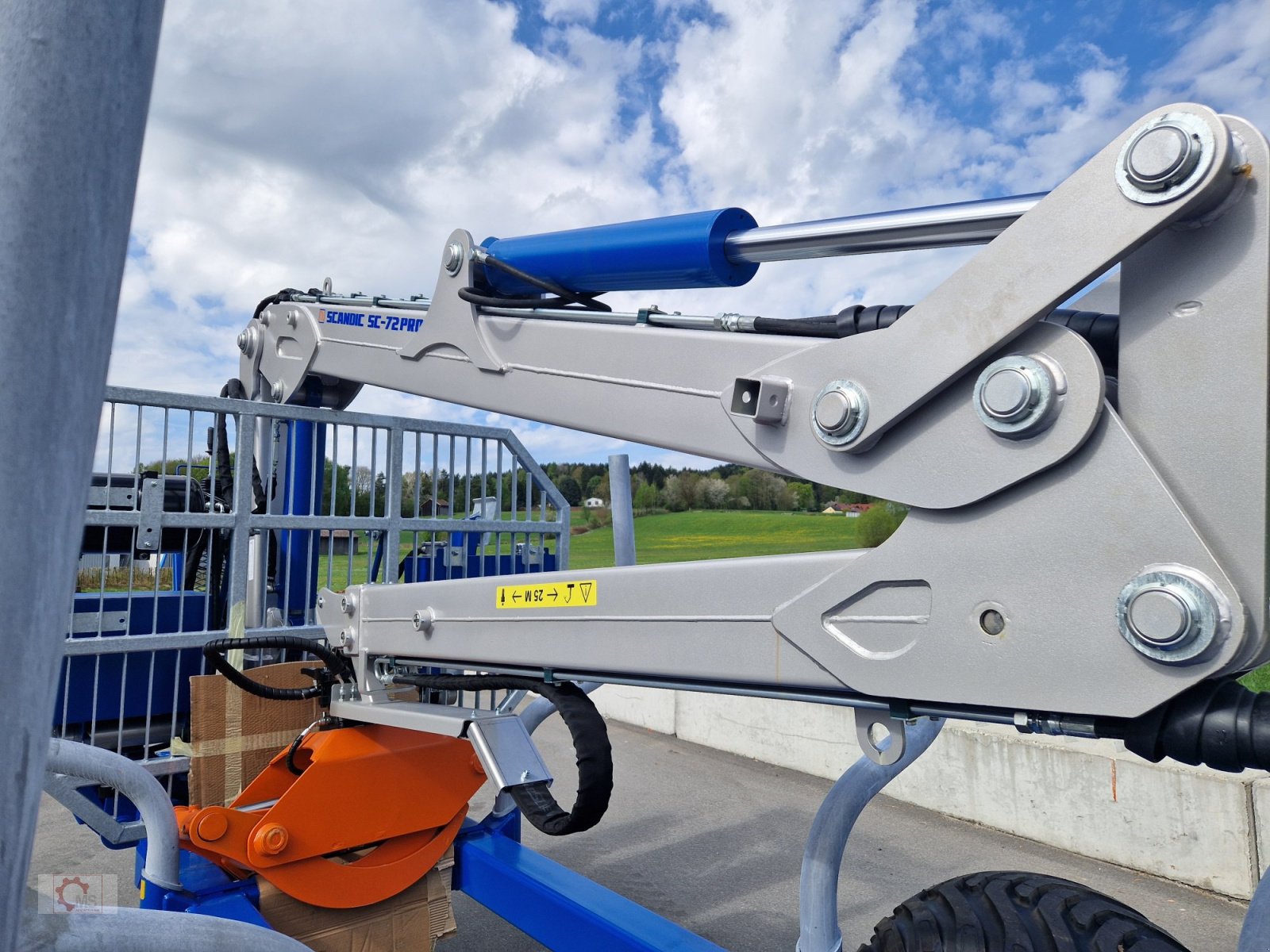 Rückewagen & Rückeanhänger typu Scandic ST-10D Rückewagen 13t 7,9m Kran 850kg Hubkraft Druckluft, Neumaschine v Tiefenbach (Obrázek 24)