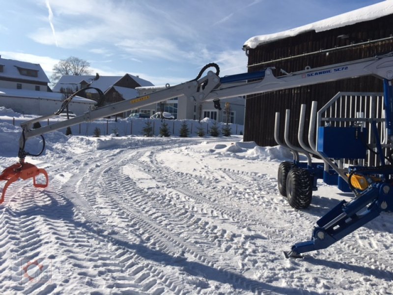 Rückewagen & Rückeanhänger typu Scandic ST-10S 13t Rückewagen 7,9m Kran 550kg Hubkraft Druckluft Seilwinde, Neumaschine w Tiefenbach (Zdjęcie 9)