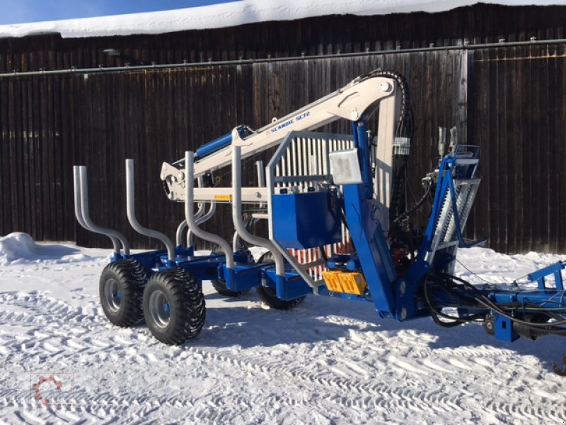 Rückewagen & Rückeanhänger del tipo Scandic ST-10S 13t Rückewagen 7,9m Kran 650kg Hubkraft Druckluft Seilwinde, Neumaschine en Tiefenbach (Imagen 1)