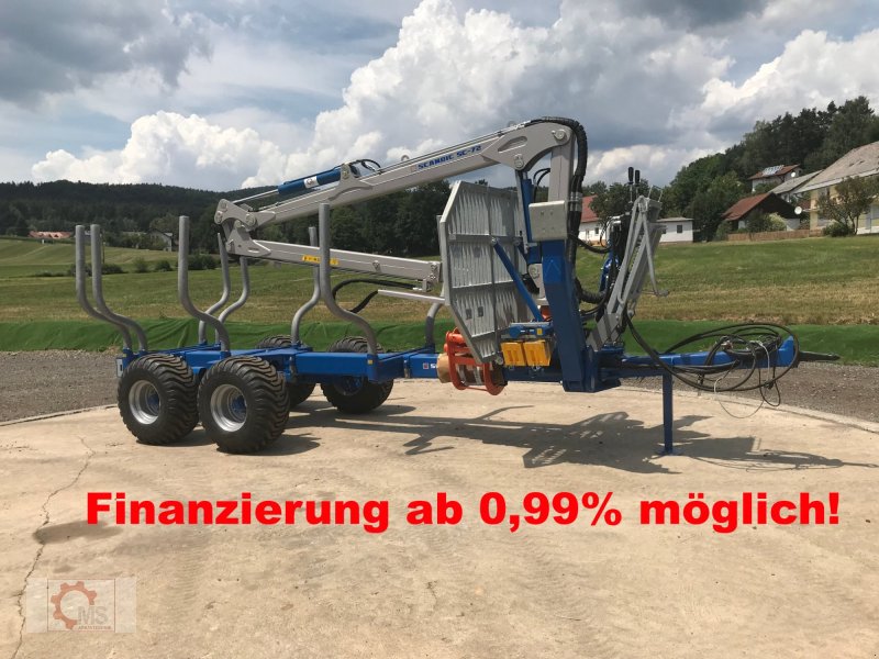 Rückewagen & Rückeanhänger a típus Scandic ST-10S Rückewagen 13t 7,9m Kran 550kg Hubkraft Druckluft, Neumaschine ekkor: Tiefenbach (Kép 1)