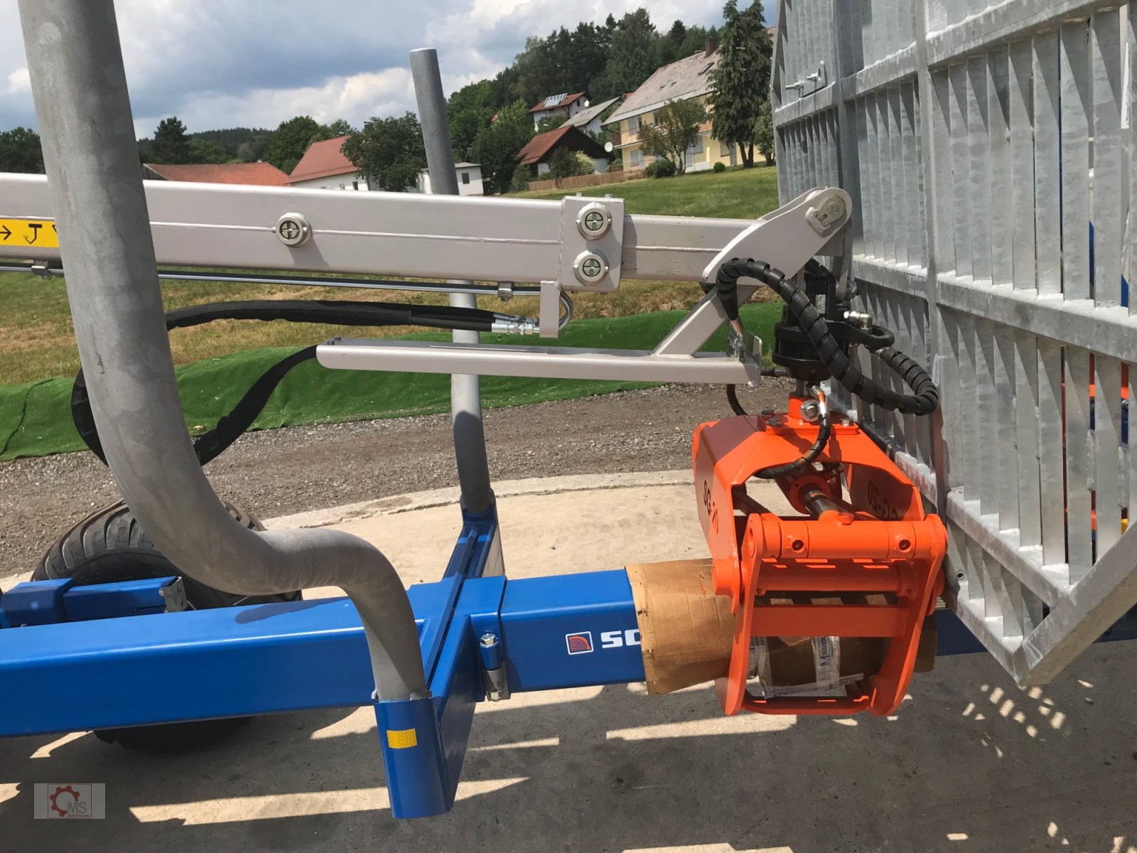 Rückewagen & Rückeanhänger za tip Scandic ST-10S Rückewagen 13t 7,9m Kran 550kg Hubkraft Druckluft, Neumaschine u Tiefenbach (Slika 16)