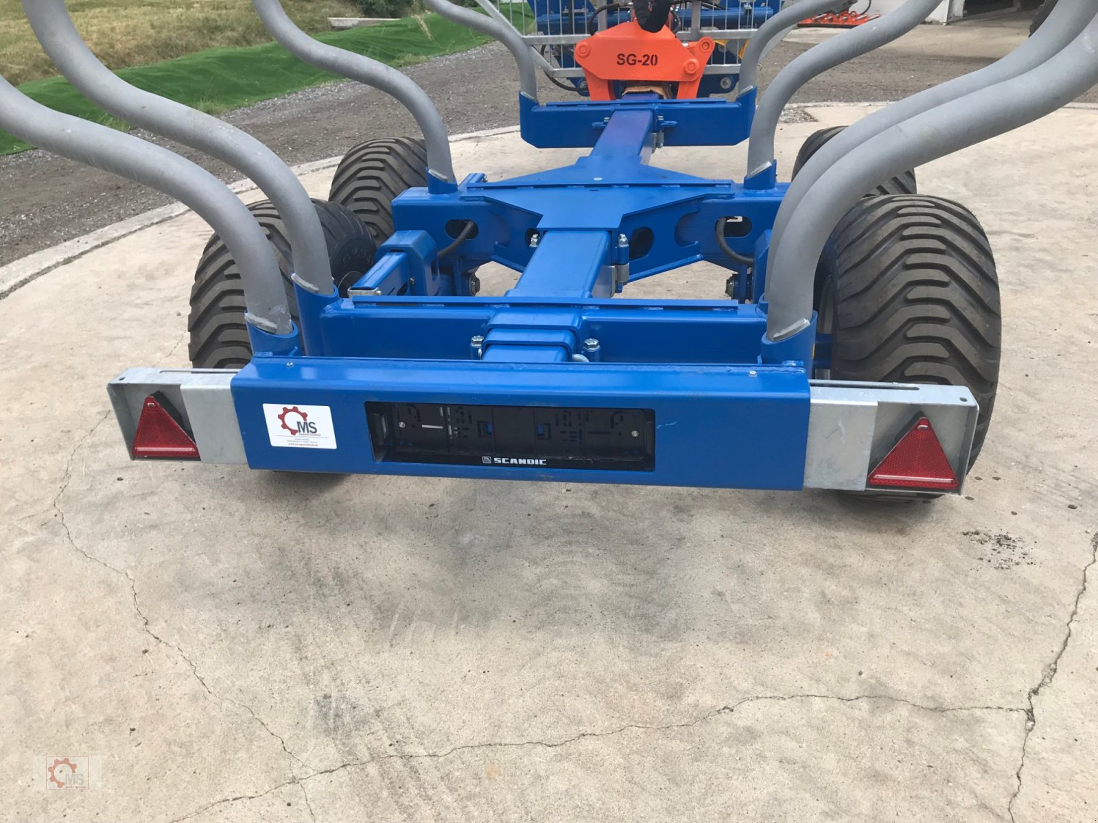 Rückewagen & Rückeanhänger za tip Scandic ST-10S Rückewagen 13t 7,9m Kran 550kg Hubkraft Druckluft, Neumaschine u Tiefenbach (Slika 20)