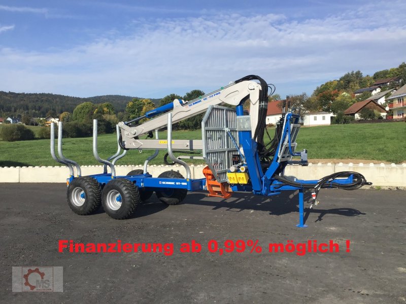 Rückewagen & Rückeanhänger des Typs Scandic ST-10S Rückewagen 13t 7,9m Kran 850kg Hubkraft Druckluft, Neumaschine in Tiefenbach