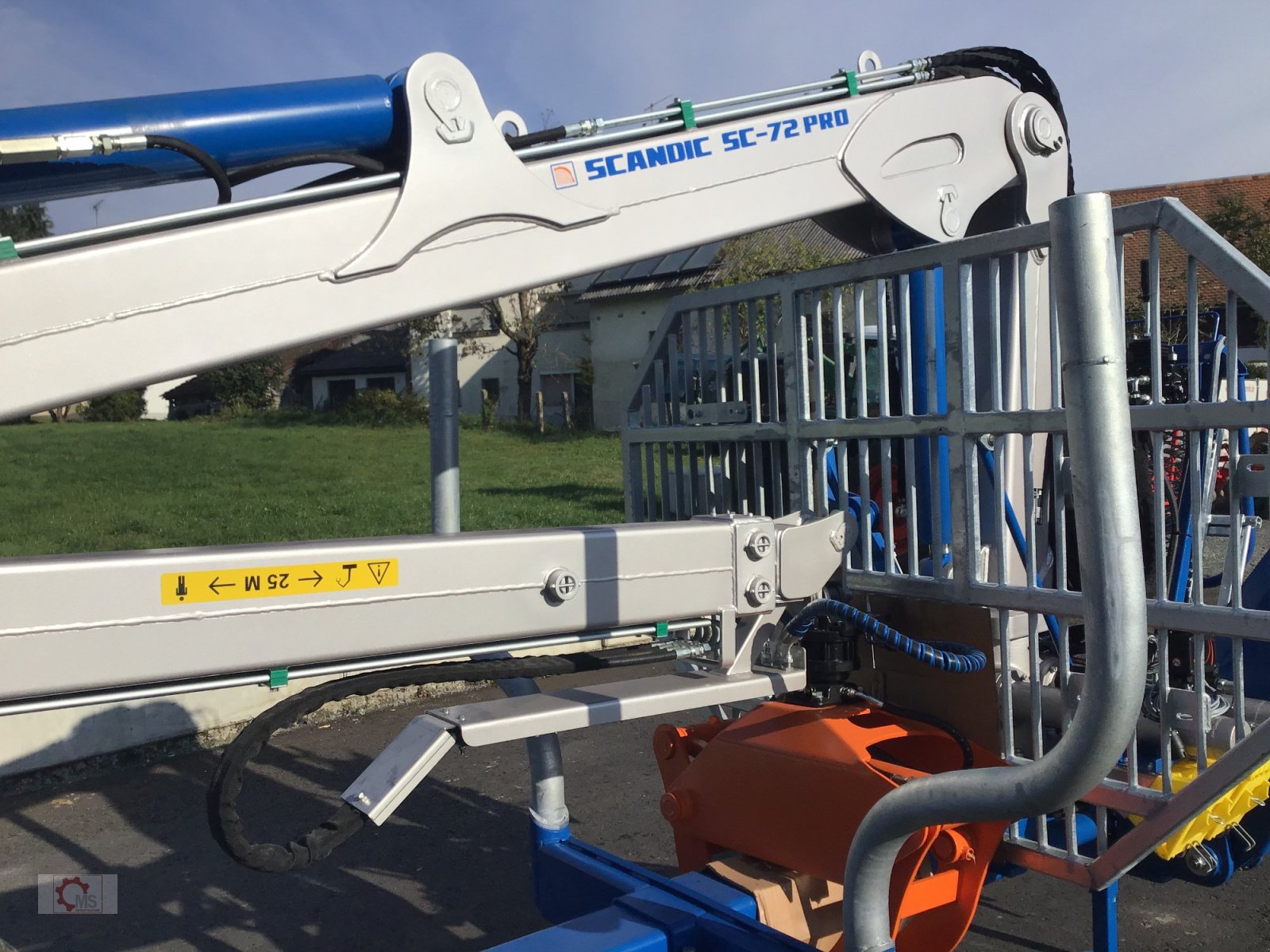 Rückewagen & Rückeanhänger des Typs Scandic ST-10S Rückewagen 13t 7,9m Kran 850kg Hubkraft Druckluft, Neumaschine in Tiefenbach (Bild 8)