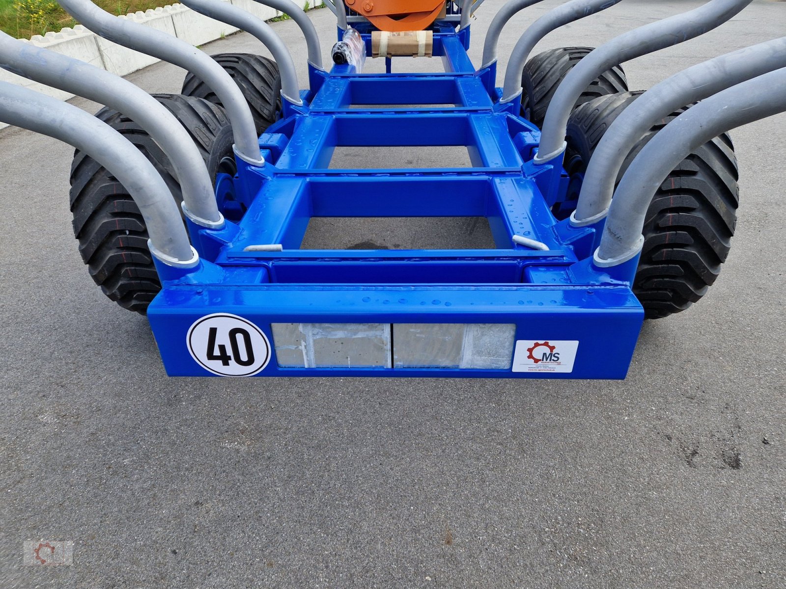 Rückewagen & Rückeanhänger des Typs Scandic ST-12D 16t 9m Kran 750kg Hubkraft Druckluft Funkfernsteuerung, Neumaschine in Tiefenbach (Bild 4)