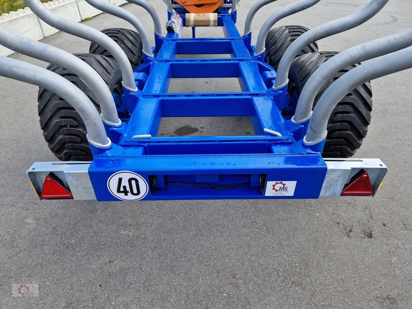 Rückewagen & Rückeanhänger des Typs Scandic ST-12D 16t 9m Kran 750kg Hubkraft Druckluft Funkfernsteuerung, Neumaschine in Tiefenbach (Bild 5)