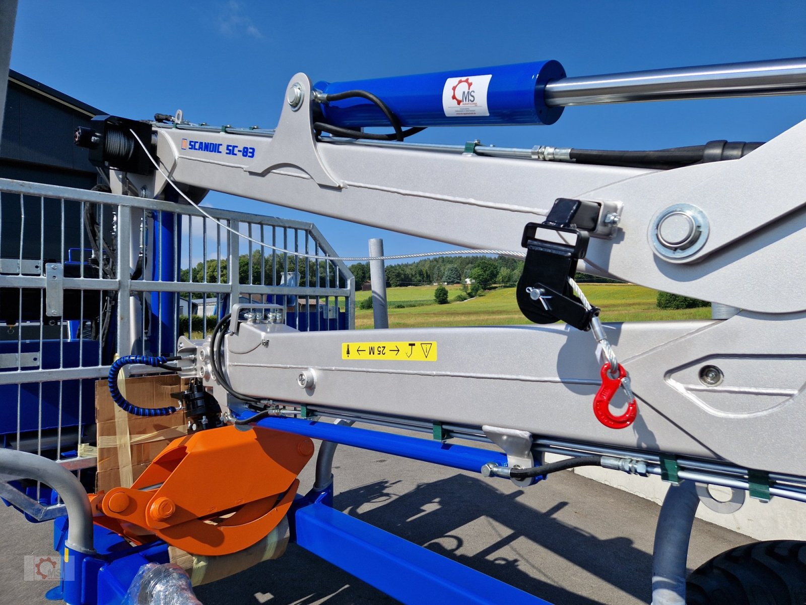 Rückewagen & Rückeanhänger typu Scandic ST-12D 16t Druckluft 9m Kran 750kg Hubkraft Seilwinde Rückewagen, Neumaschine v Tiefenbach (Obrázek 19)