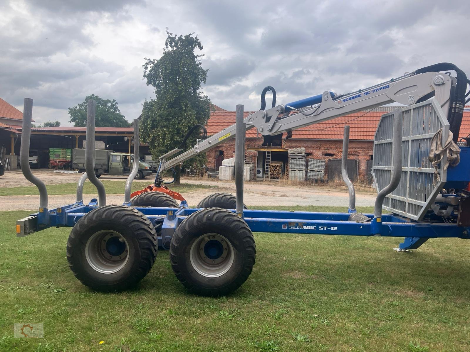 Rückewagen & Rückeanhänger tipa Scandic ST-12D SC-72PRO Kran Eigenölversorgung Kranseilwinde Druckluftbremse, Gebrauchtmaschine u Tiefenbach (Slika 1)