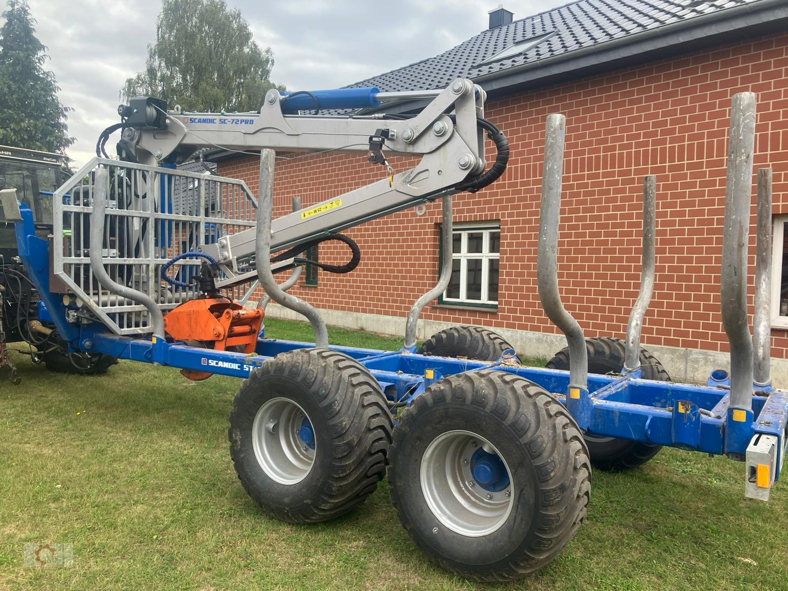 Rückewagen & Rückeanhänger tipa Scandic ST-12D SC-72PRO Kran Eigenölversorgung Kranseilwinde Druckluftbremse, Gebrauchtmaschine u Tiefenbach (Slika 2)