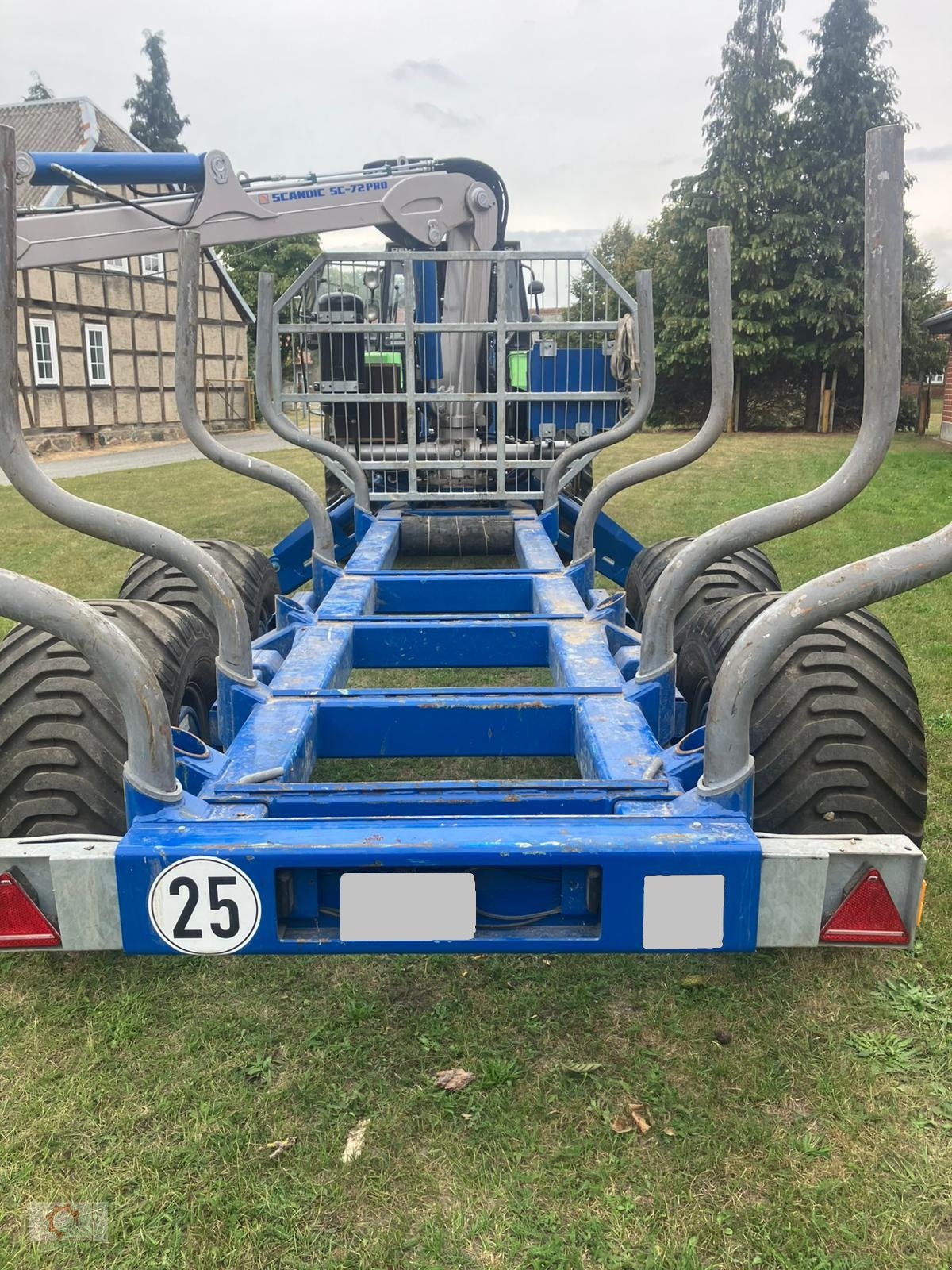 Rückewagen & Rückeanhänger tipa Scandic ST-12D SC-72PRO Kran Eigenölversorgung Kranseilwinde Druckluftbremse, Gebrauchtmaschine u Tiefenbach (Slika 13)