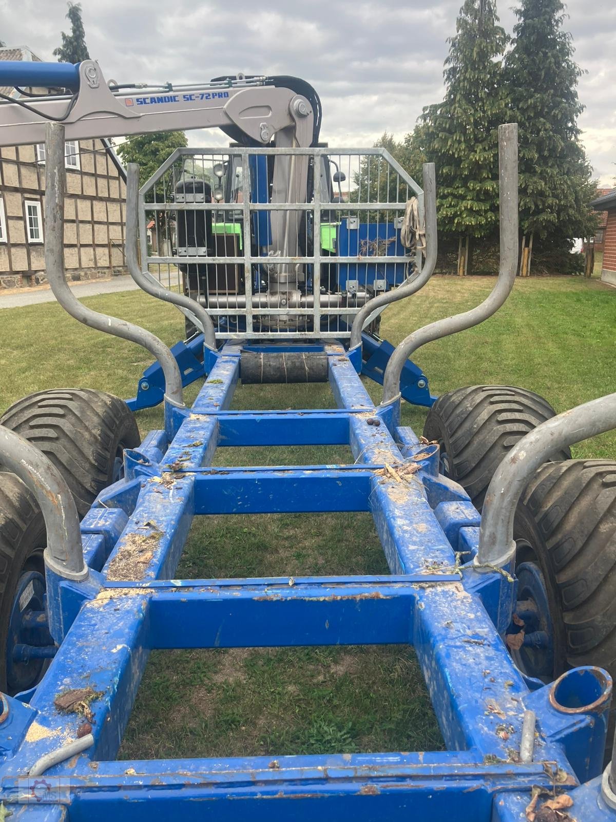 Rückewagen & Rückeanhänger от тип Scandic ST-12D SC-72PRO Kran Eigenölversorgung Kranseilwinde Druckluftbremse, Gebrauchtmaschine в Tiefenbach (Снимка 7)