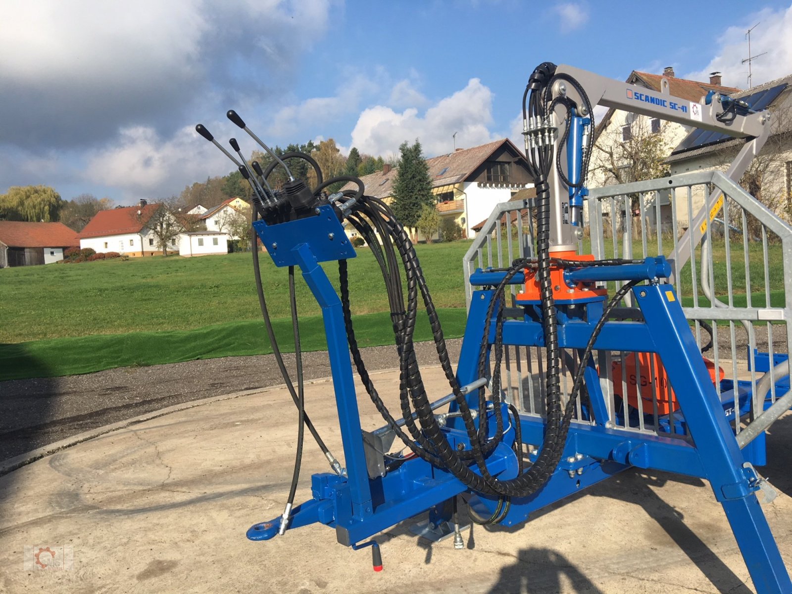 Rückewagen & Rückeanhänger typu Scandic ST-6 7,4t 4,5m Kran Auflauf Hydr. Bremse, Neumaschine w Tiefenbach (Zdjęcie 3)