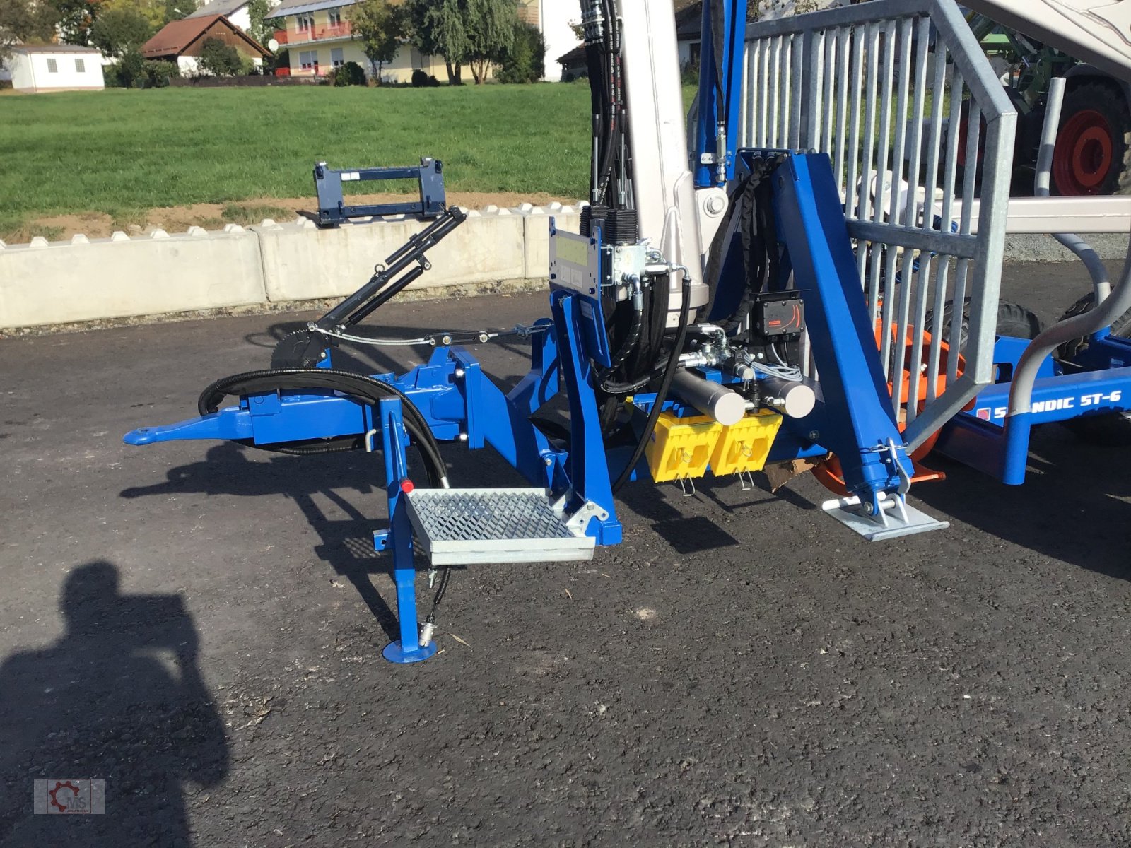 Rückewagen & Rückeanhänger del tipo Scandic ST-6 Rückewagen 7,4t 5,9m Kran 600kg Hubkraft Auflauf Hydr.Bremse, Neumaschine In Tiefenbach (Immagine 17)