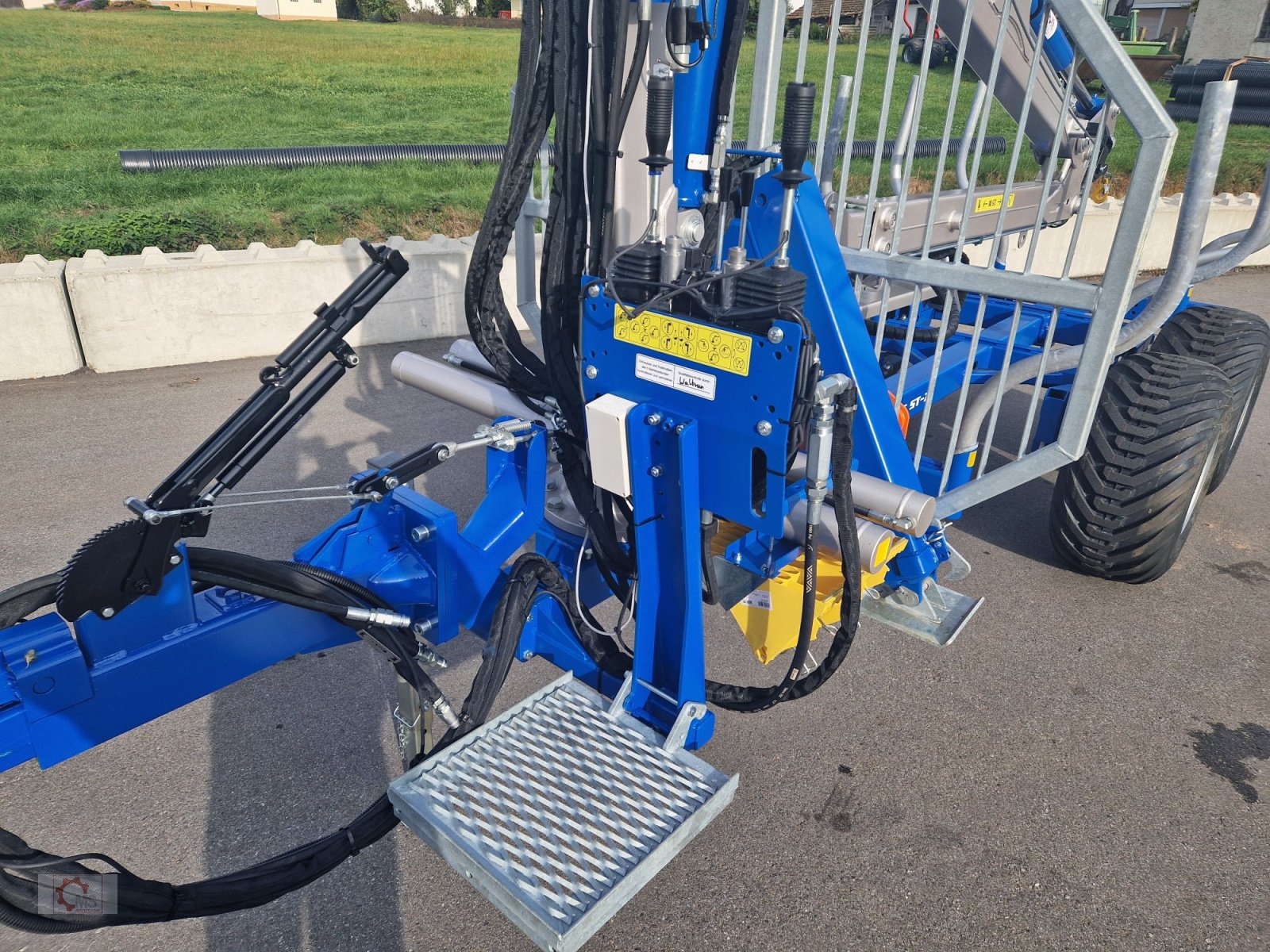 Rückewagen & Rückeanhänger typu Scandic ST-7 Rückewagen 7,4t 7,1m Kran 450kg Hubkraft Auflauf Hydr.Bremse, Neumaschine v Tiefenbach (Obrázok 15)