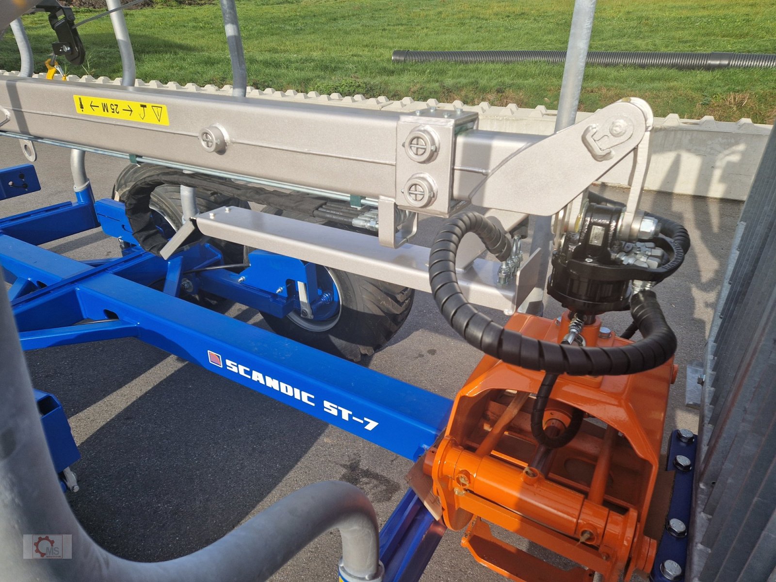 Rückewagen & Rückeanhänger del tipo Scandic ST-7 Rückewagen 7,4t 7,1m Kran 450kg Hubkraft Auflauf Hydr.Bremse, Neumaschine en Tiefenbach (Imagen 9)