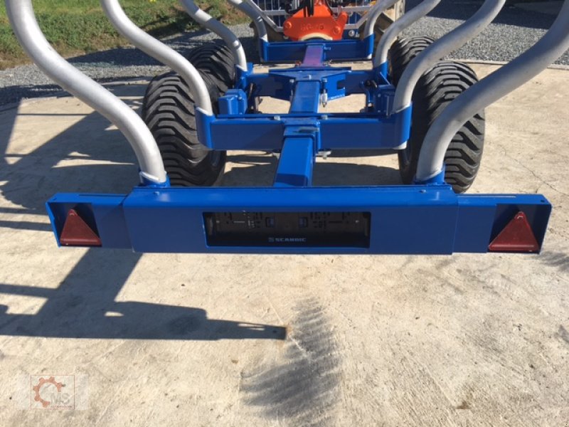 Rückewagen & Rückeanhänger del tipo Scandic ST-8 10,5t 7,1m Kran 600kg Hubkraft Druckluft, Neumaschine en Tiefenbach (Imagen 10)