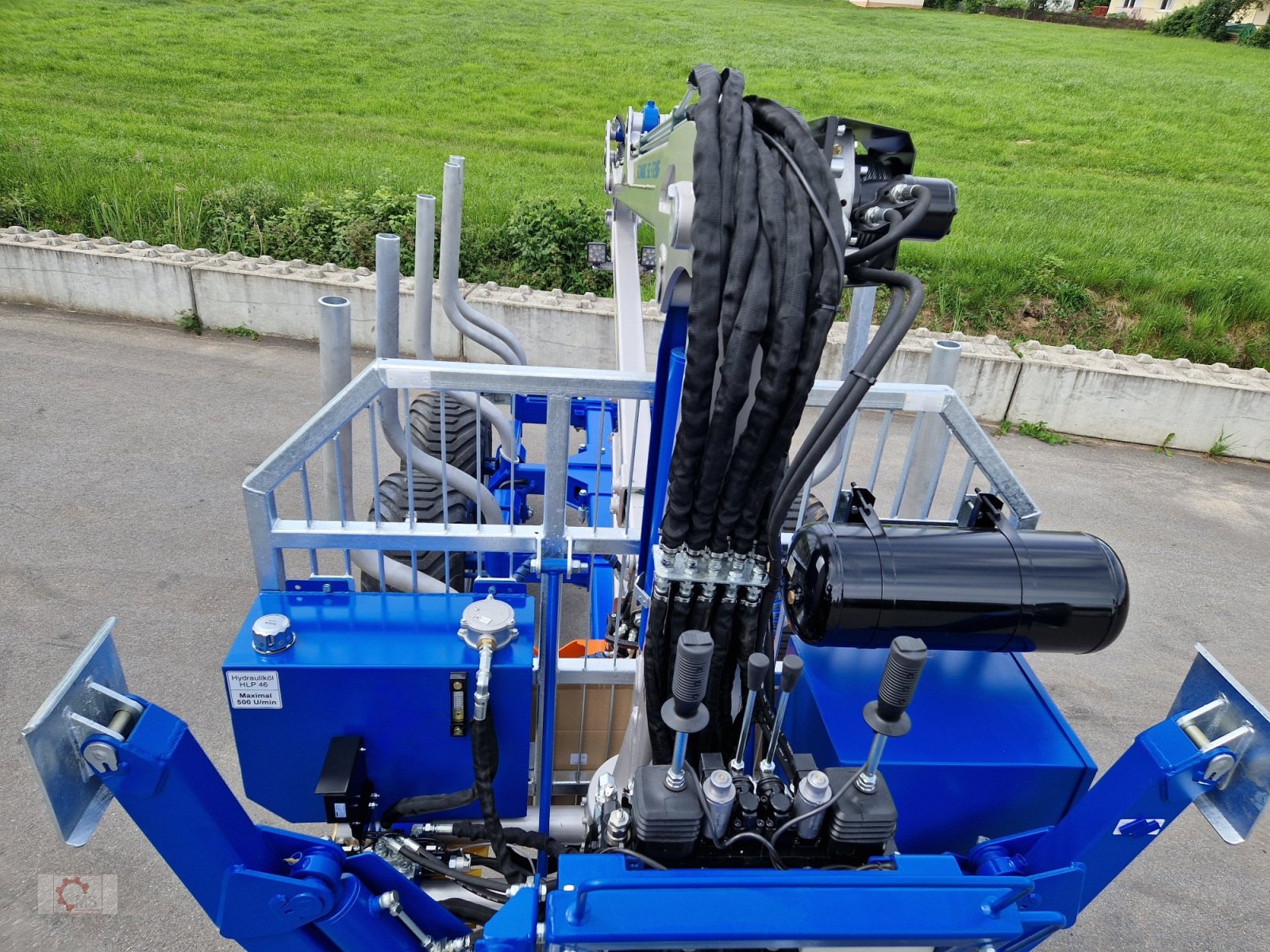 Rückewagen & Rückeanhänger a típus Scandic ST-8 10,5t 7,9m Kran 550kg Hubkraft Druckluft Untenanhängung, Neumaschine ekkor: Tiefenbach (Kép 12)