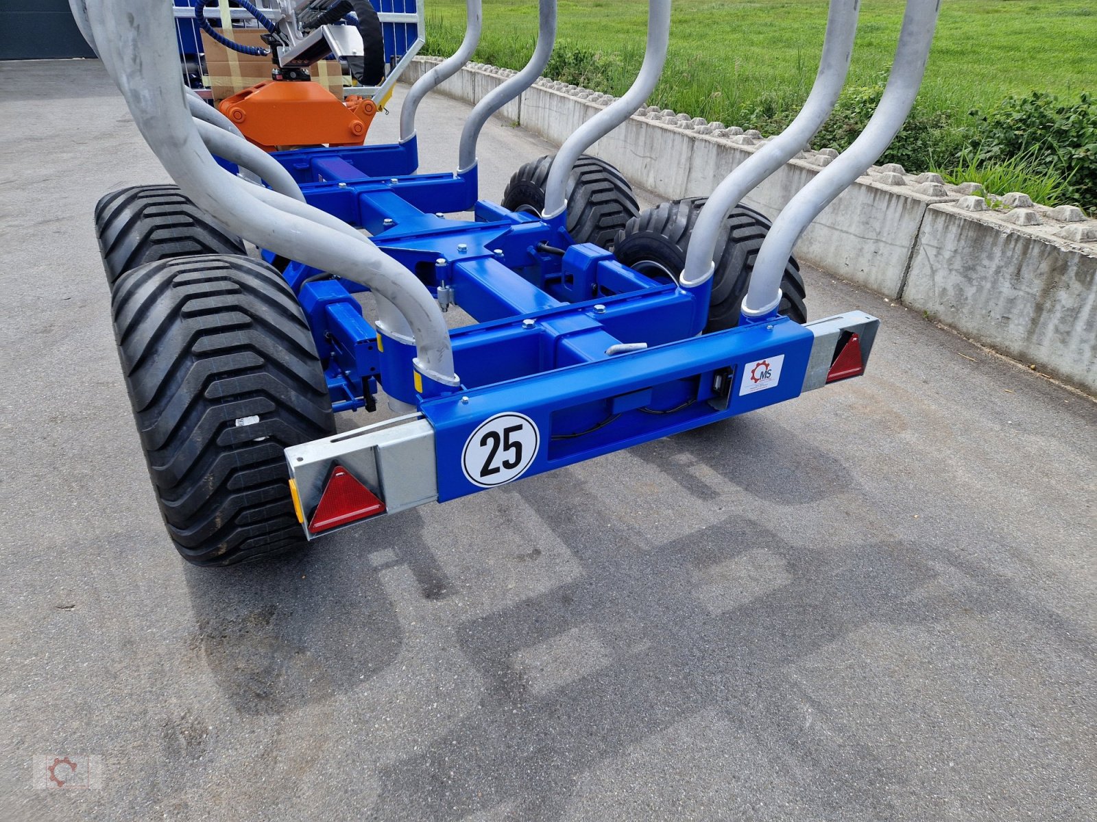 Rückewagen & Rückeanhänger tipa Scandic ST-8 10,5t 7,9m Kran 550kg Hubkraft Druckluft Untenanhängung, Neumaschine u Tiefenbach (Slika 15)