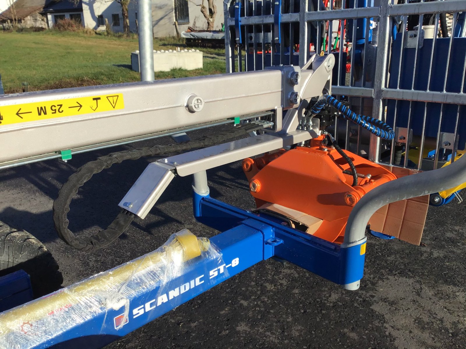 Rückewagen & Rückeanhänger typu Scandic ST-8 10,5t 7,9m Kran 550kg Hubkraft Druckluft, Neumaschine v Tiefenbach (Obrázek 7)