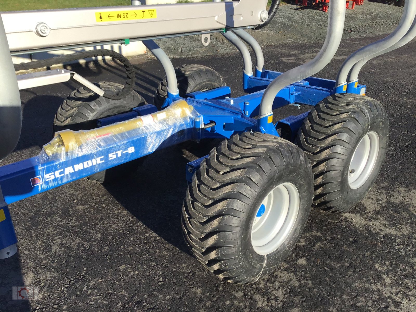 Rückewagen & Rückeanhänger typu Scandic ST-8 10,5t 7,9m Kran 550kg Hubkraft Druckluft, Neumaschine v Tiefenbach (Obrázek 21)