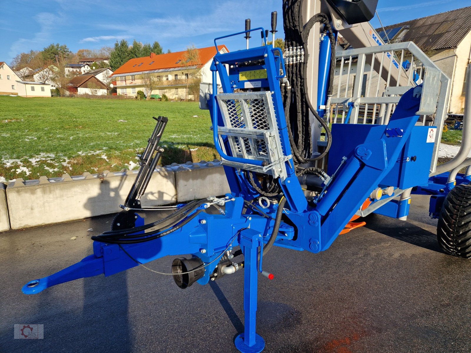 Rückewagen & Rückeanhänger del tipo Scandic ST-8 7,1m Kran 600kg Hubkraft Aufl-Hydr.Bremse, Neumaschine en Tiefenbach (Imagen 12)