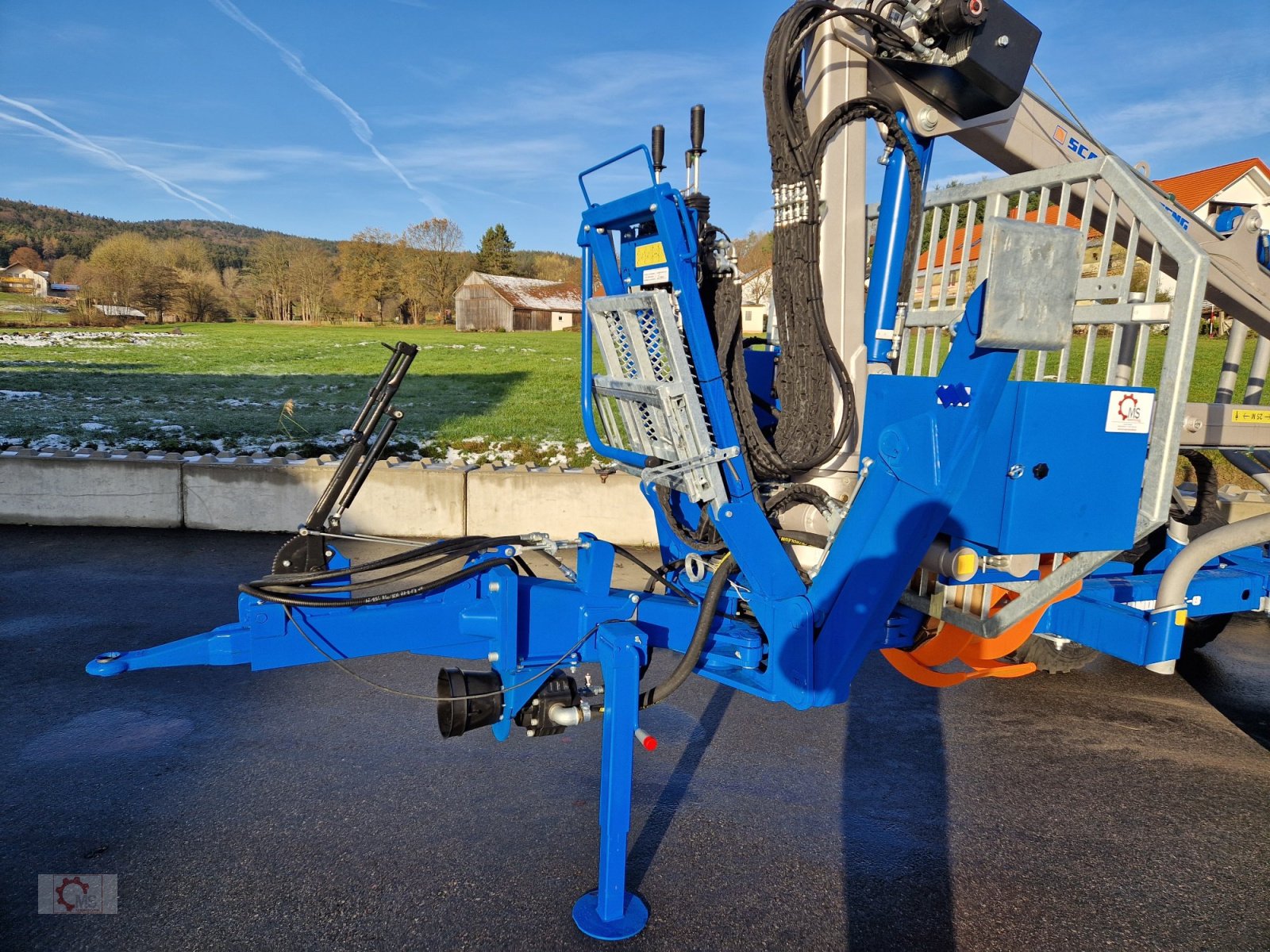 Rückewagen & Rückeanhänger del tipo Scandic ST-8 7,1m Kran 600kg Hubkraft Aufl-Hydr.Bremse, Neumaschine en Tiefenbach (Imagen 14)