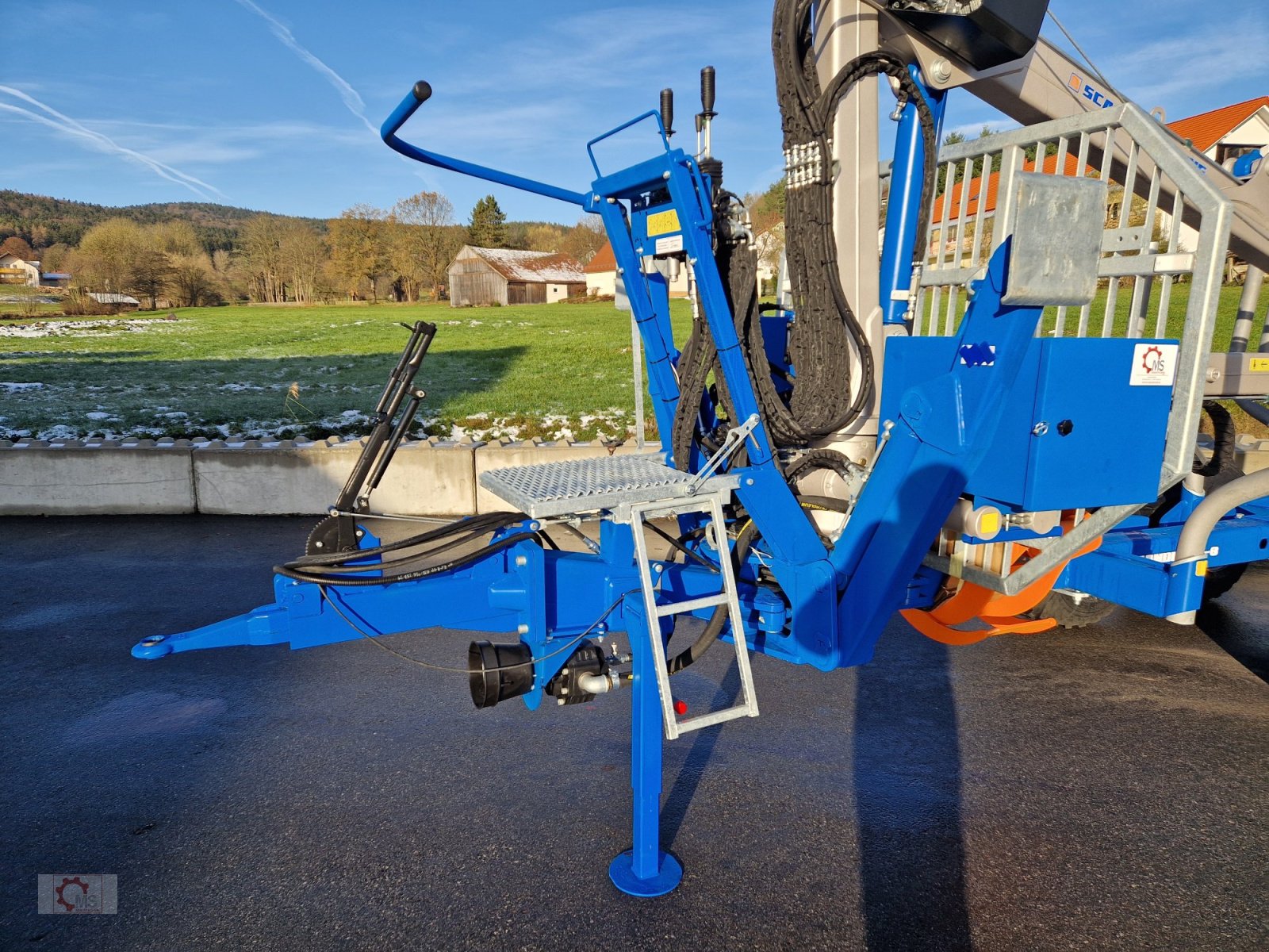 Rückewagen & Rückeanhänger del tipo Scandic ST-8 7,1m Kran 600kg Hubkraft Aufl-Hydr.Bremse, Neumaschine en Tiefenbach (Imagen 15)